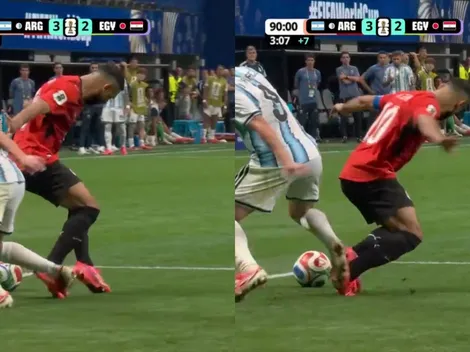 ¿Robo? La jugada que reclama Egipto en la previa al gol de Argentina