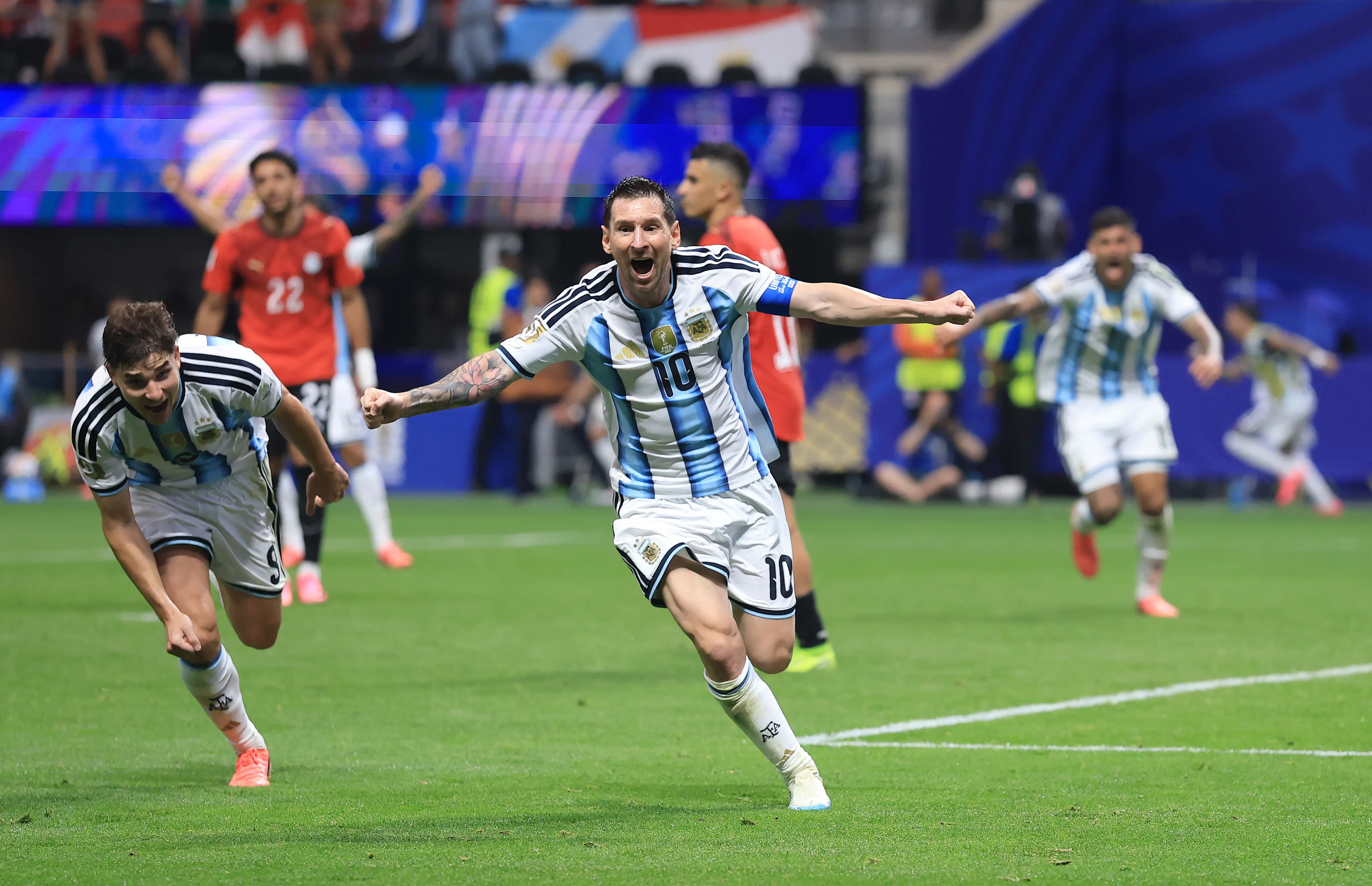 Argentina ahora jugará en cuartos ante el vencedor del duelo entre Colombia y Suiza. | Foto: Getty Images.