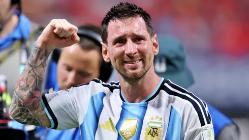 Messi terminó llorando de la emoción tras la remontada a Egipto.