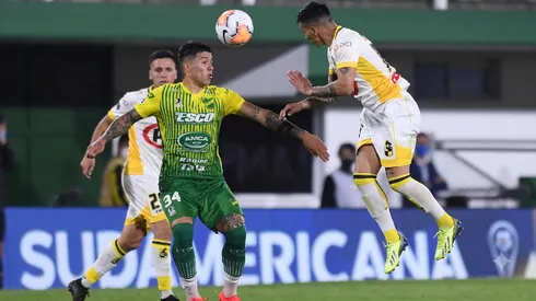 Enzo Fernández jugando contra Coquimbo Unido, el 2020