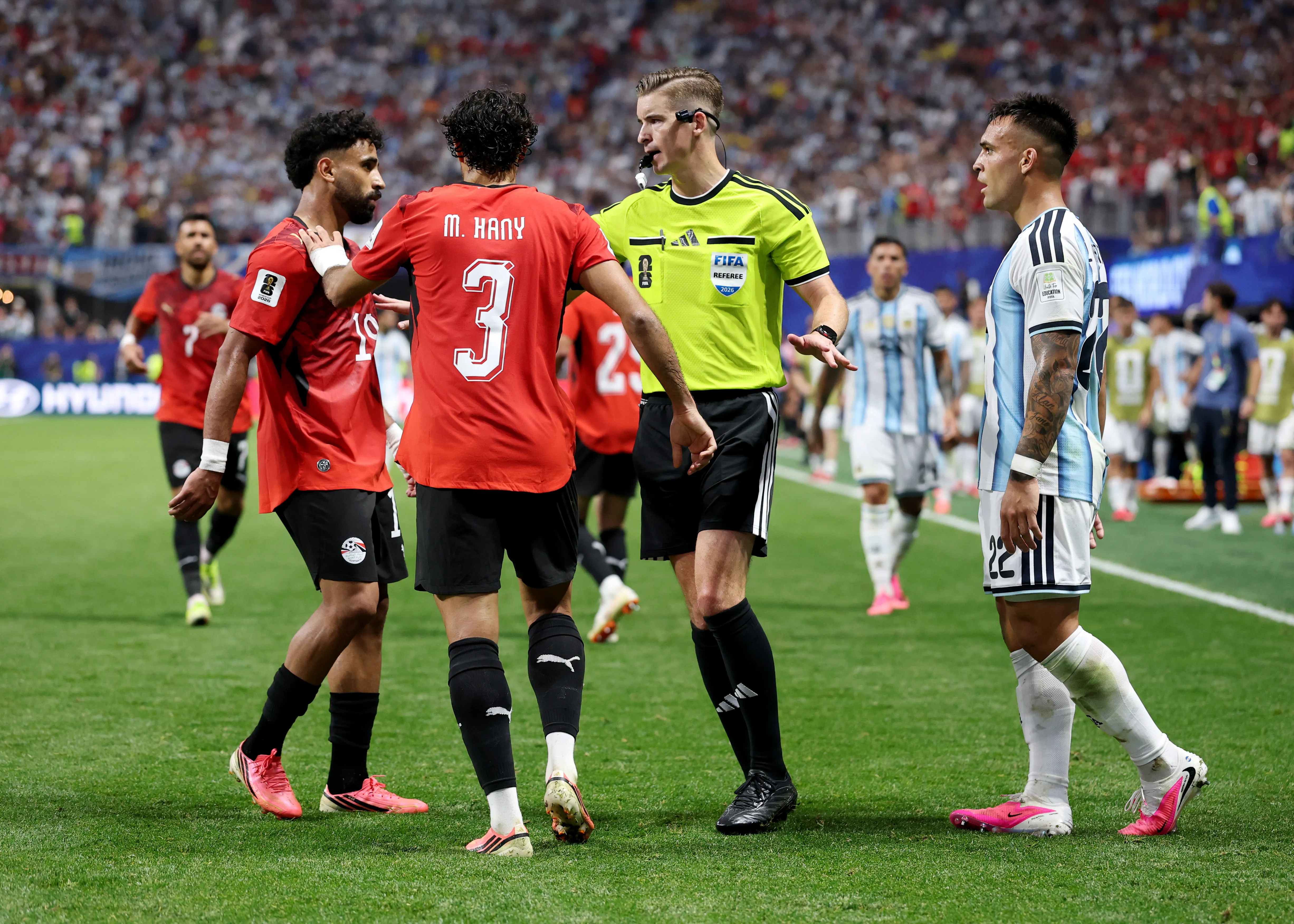 Argentina le ganó con polémica a Egipto. (Photo by Justin Setterfield/Getty Images)