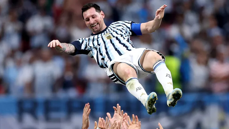 Lionel Messi guió la remontada de Argentina.