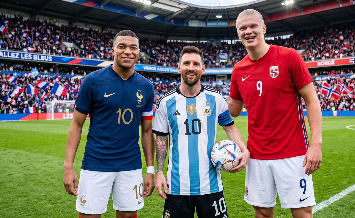 Televisión para ver el Mundial y hamburguesas: la alianza para disfrutar de Messi, Mbappé y Haaland