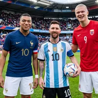 TV y hamburguesas: la alianza para disfrutar de Messi, Mbappé y Haaland