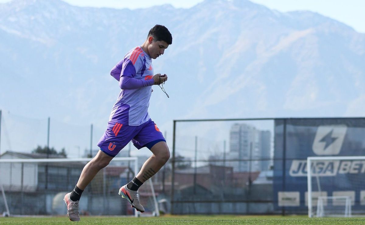 El refuerzo de U de Chile que entrena en solitario en el CDA: “Ya trabaja en la puesta a punto”