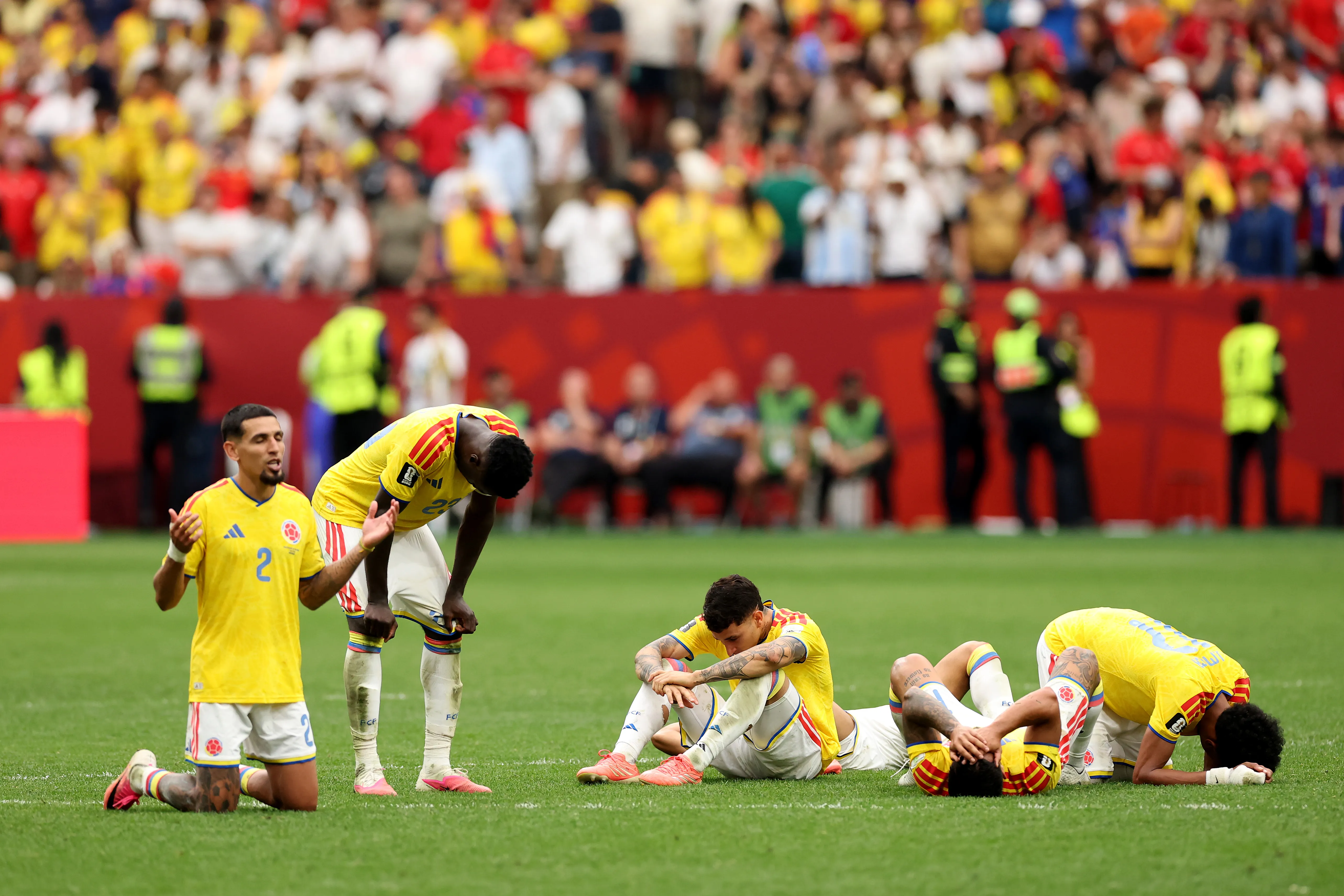 Colombia pagó caro sus errores en el Mundial 2026. (Photo by Carl Recine/Getty Images)