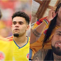 La novia de Vidal llora la eliminación de Colombia