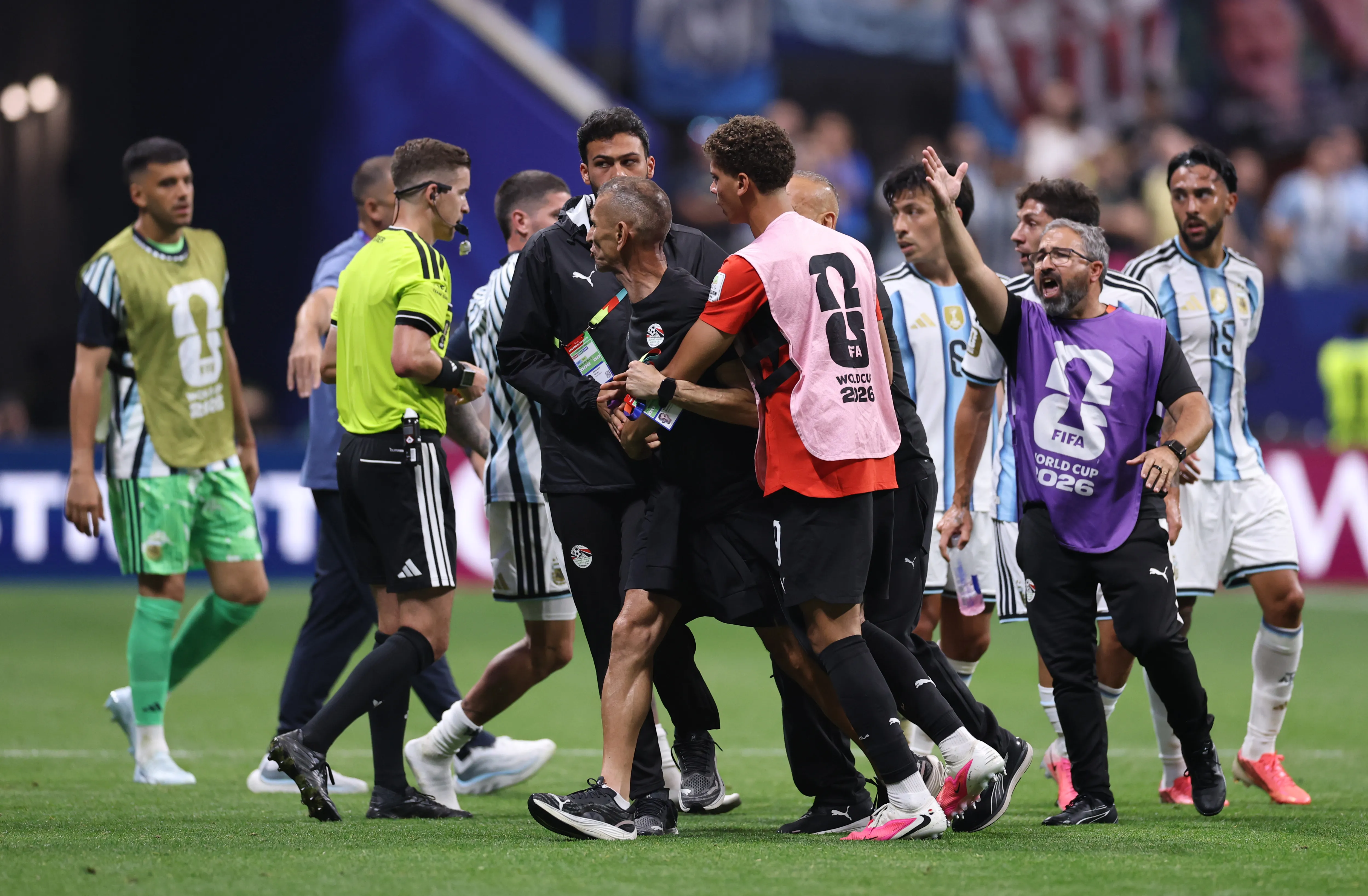 Argentina y Egipto estuvieron a nada de los combos en el Mundial 2026. Foto: Getty Images.