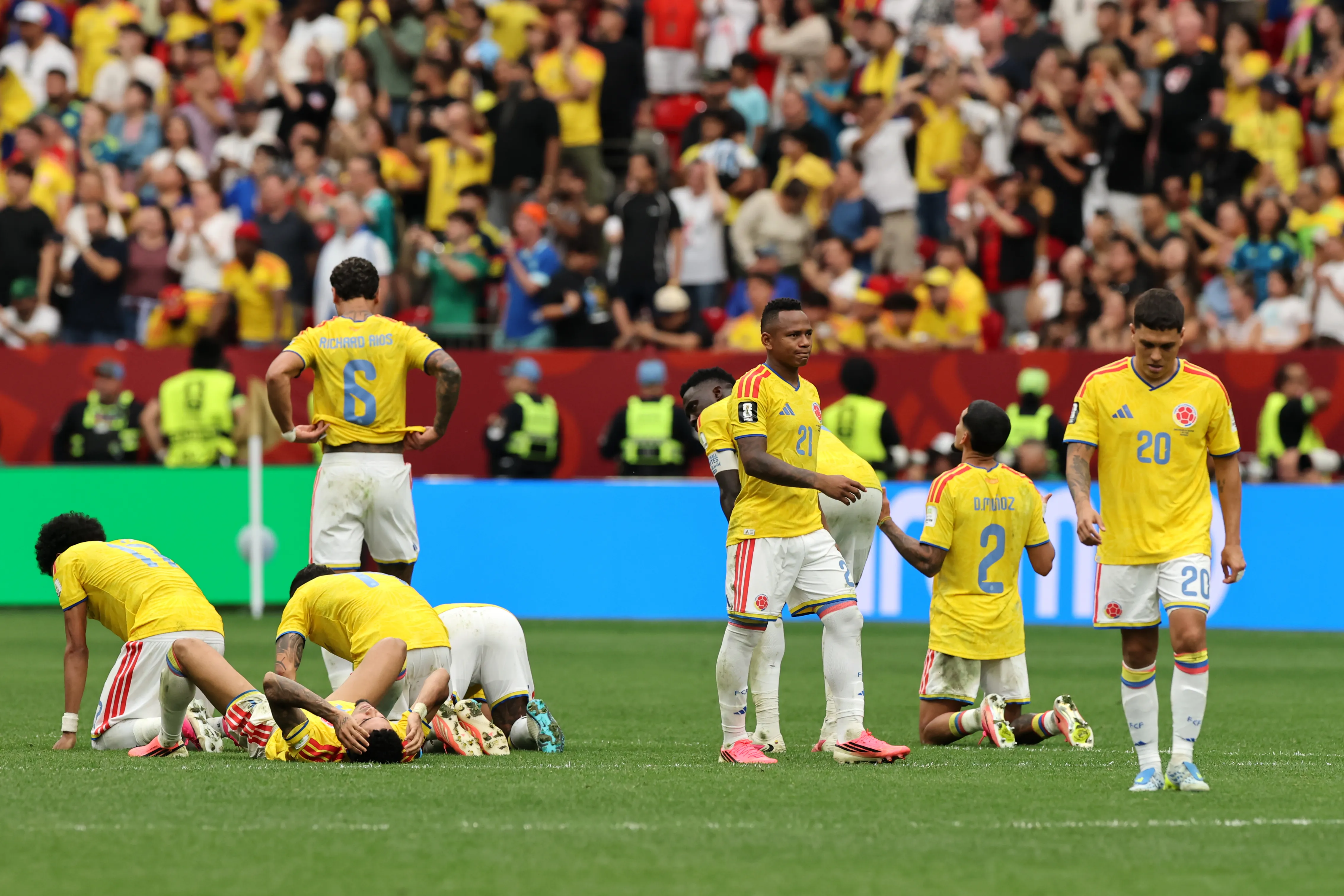 Colombia es uno de los pocos países que jugó en las tres sedes anfitrionas del Mundial 2026. (Photo by Alex Grimm/Getty Images)
