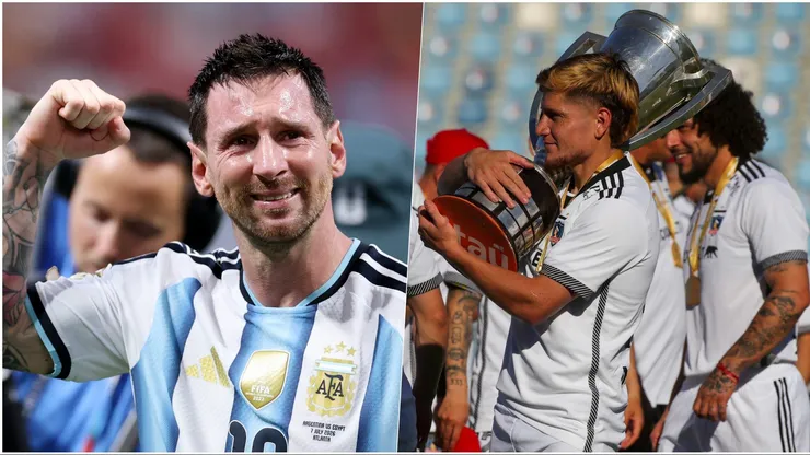 Leo Gil mostró su admiración por Messi y recordó las copas en Colo Colo