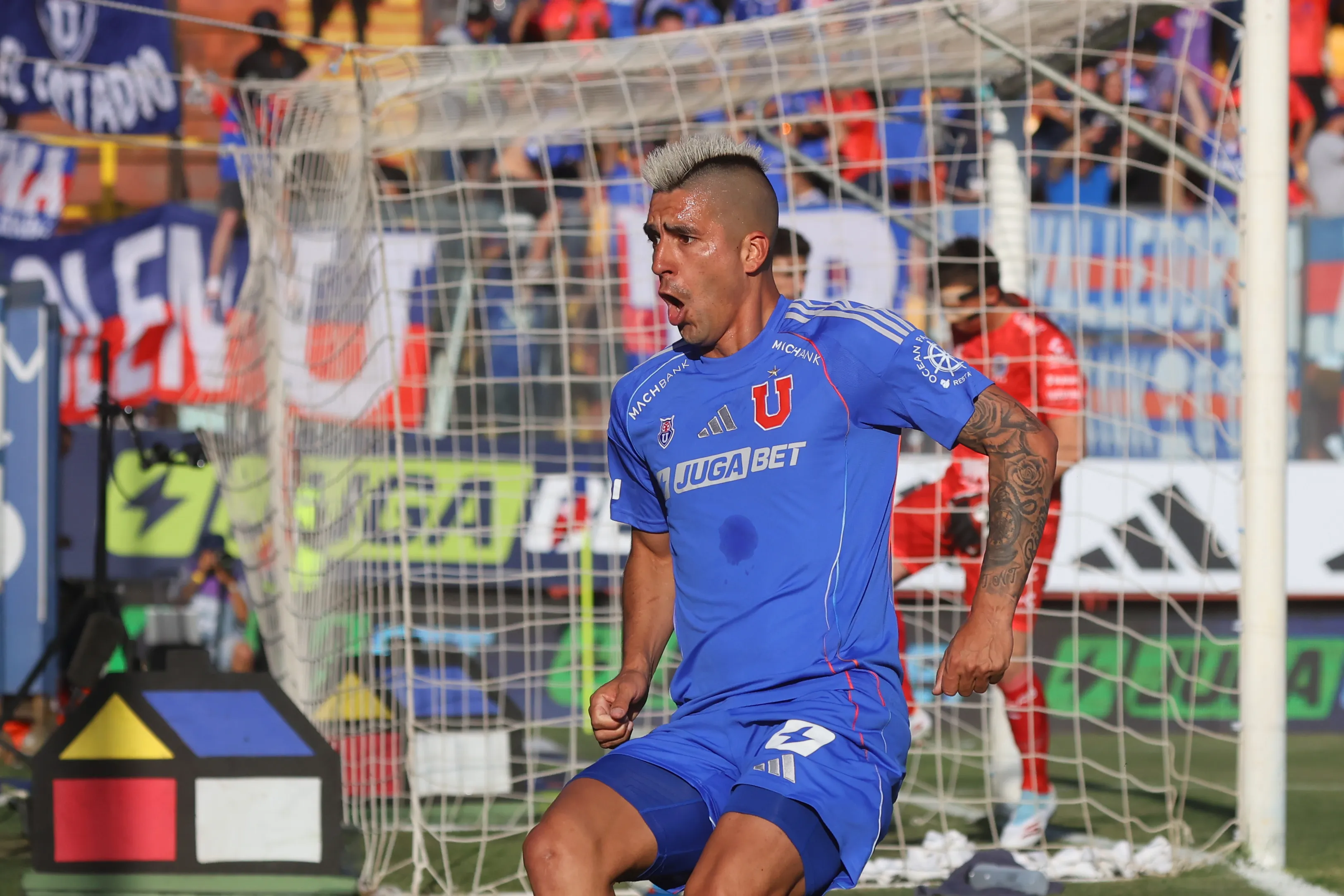 Leandro Fernández jugó 7 partidos en Argentinos Juniors. Foto: Jonnathan Oyarzun/Photosport