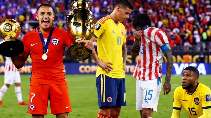 En cuanto a logros, la Roja sigue siendo mejor que los recientes eliminados del Mundial.
