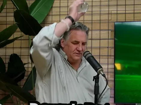 Se tiró un vaso con agua: Luka Tudor termina programa sin camisa