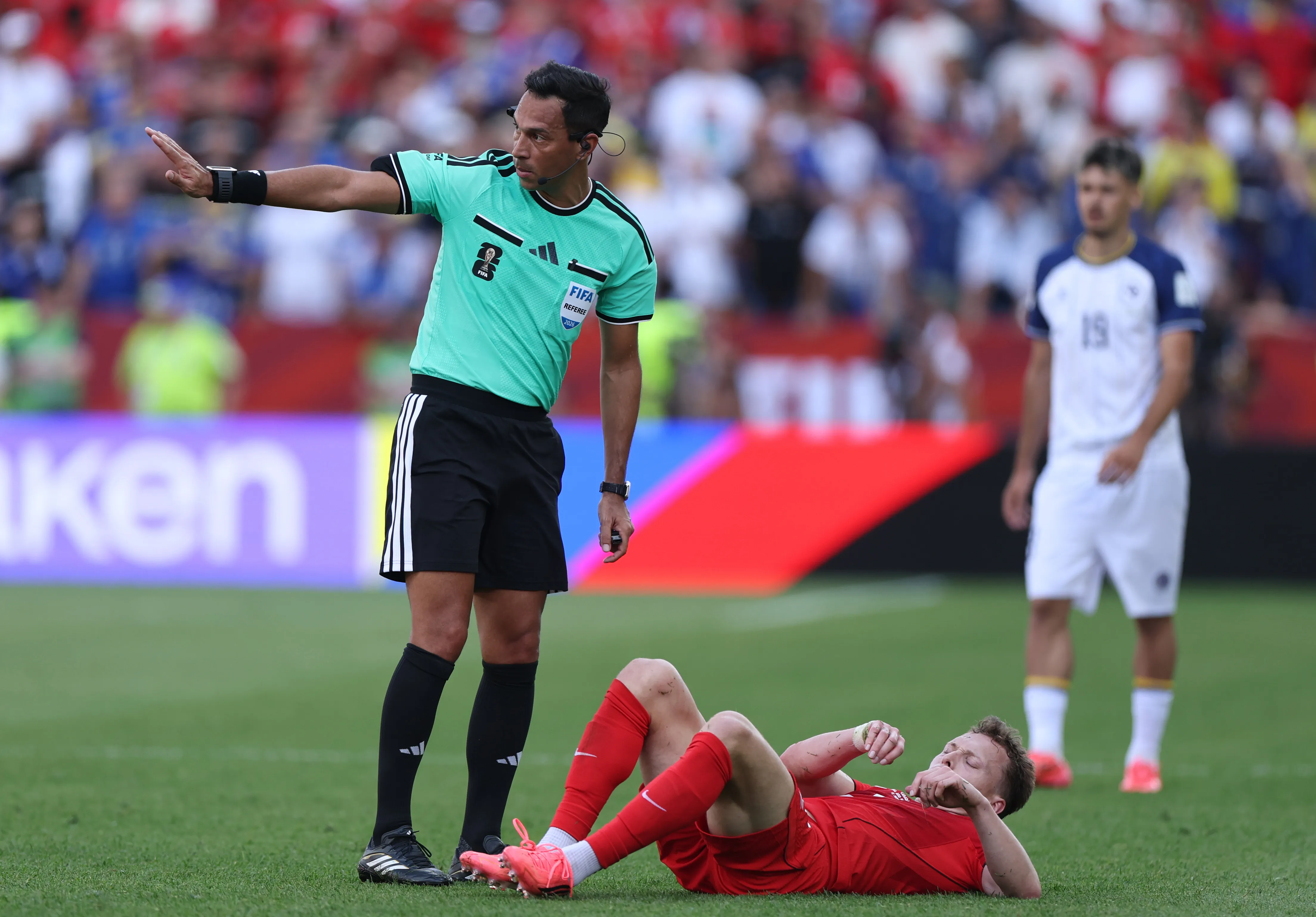 Facundo Tello será el árbitro entre Francia y Marruecos. (Photo by Francois Nel/Getty Images)