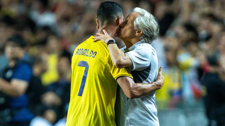 Jorge Jesus dirigió a Cristiano Ronaldo en Arabia Saudita.