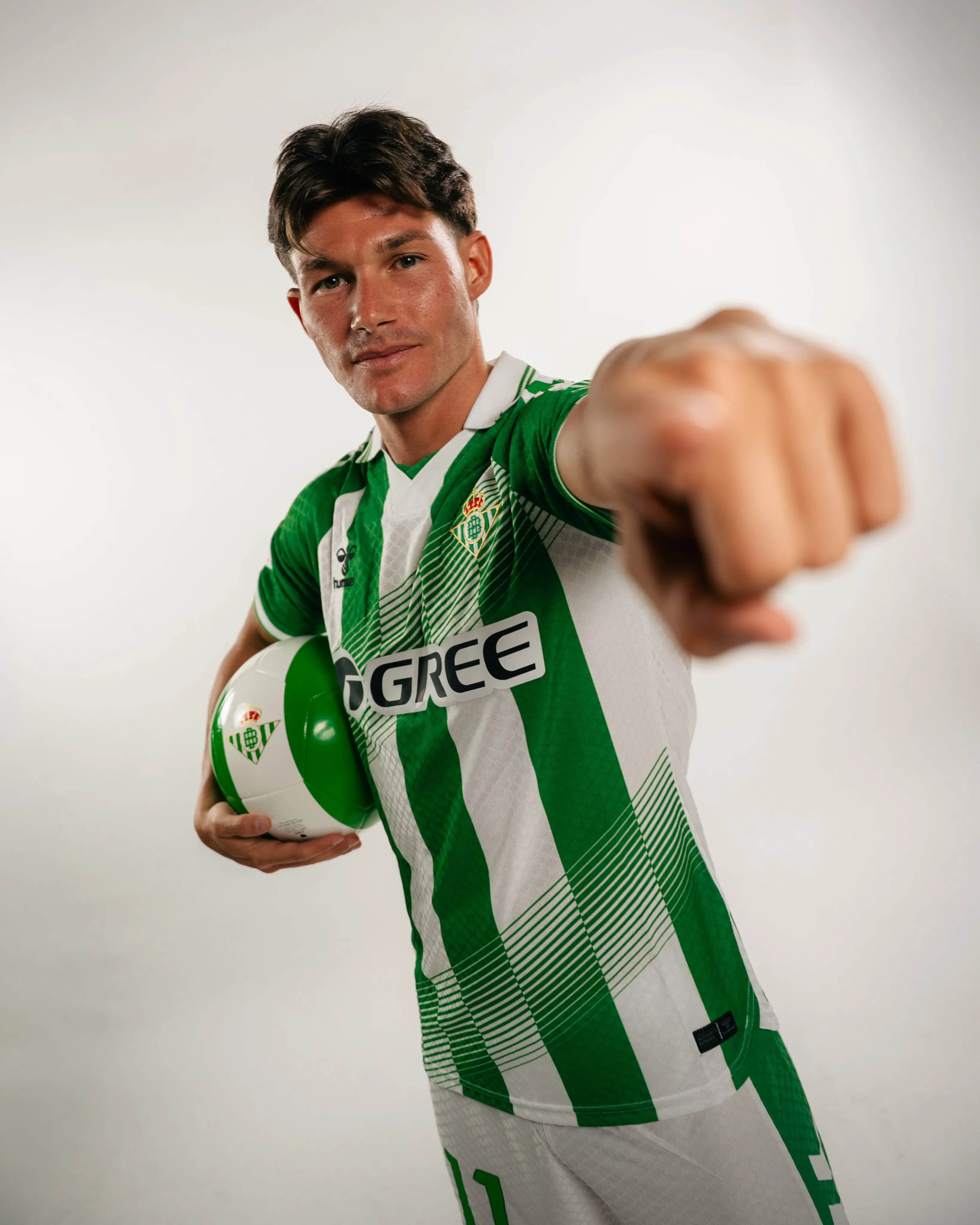 Fran García firmó con el Betis de Manuel Pellegrini después de su paso por el Real Madrid. Foto: Betis.