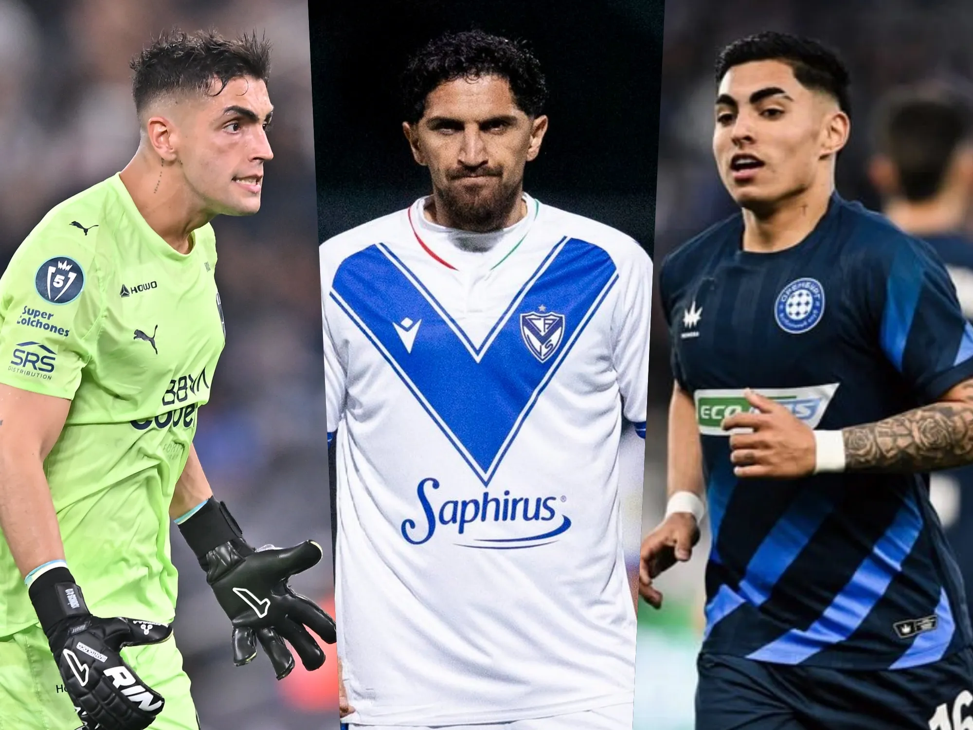 Santiago Mele, Diego Valdés y Jordhy Thompson son los tres jugadores que busca Ortiz para Colo Colo en este mercado invernal. | Foto: Getty Images.