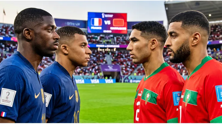 Francia y Marruecos inician la acción de estos cuartos de final.