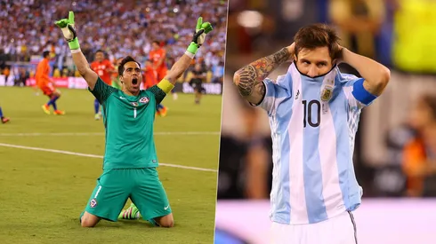 Bravo contó que le hizo un trabajo mental a Messi y falló su penal