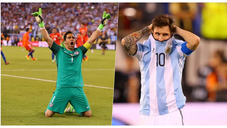 Bravo contó que le hizo un trabajo mental a Messi y falló su penal