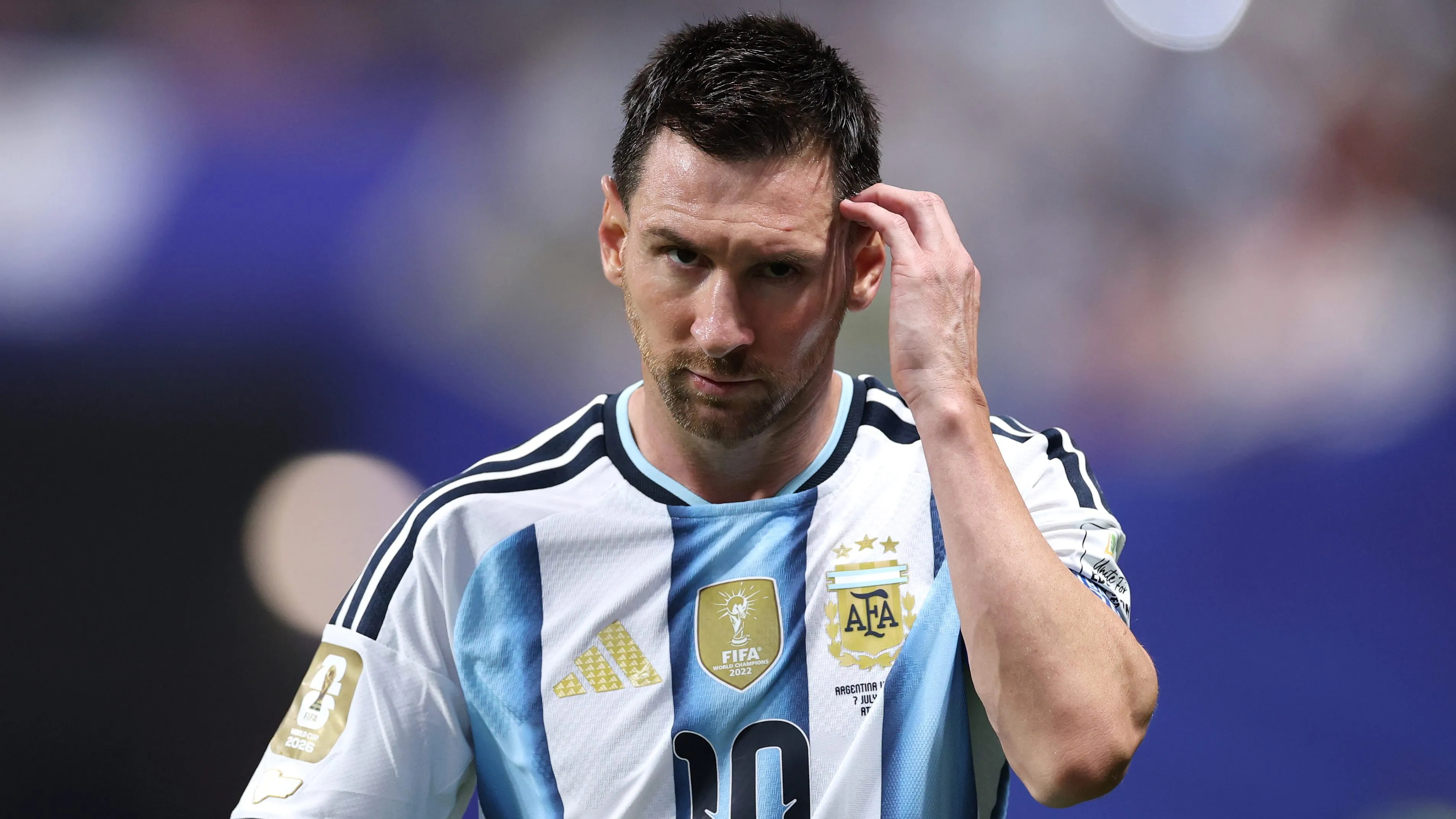 La extrema dependencia de Messi en la Albiceleste inquieta a este trasandino ex Colo Colo. (Getty Images).