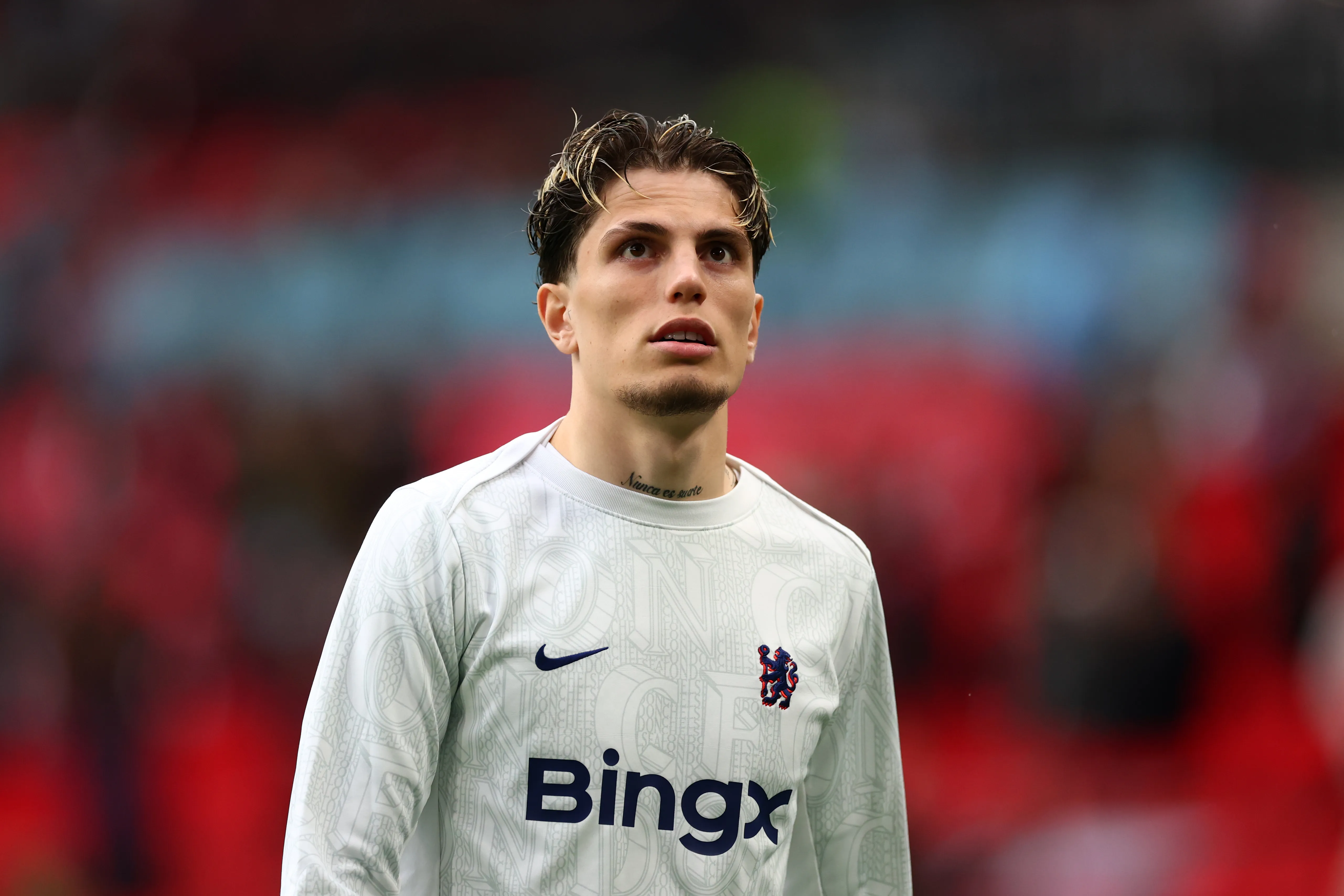 Garnacho no ha tenido una buena temporada en Chelsea/Getty Images)