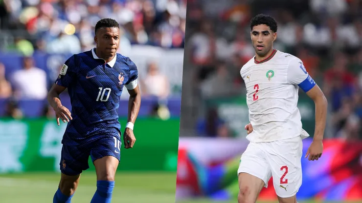 Francia y Marruecos protagonizan un partidazo.