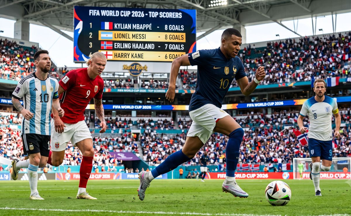 Mbappé a la caza de Messi en el Mundial 2026: supera a Haaland y deja en llamas la tabla de goleadores