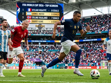 Mbappé a la caza de Messi: así queda la tabla de goleadores