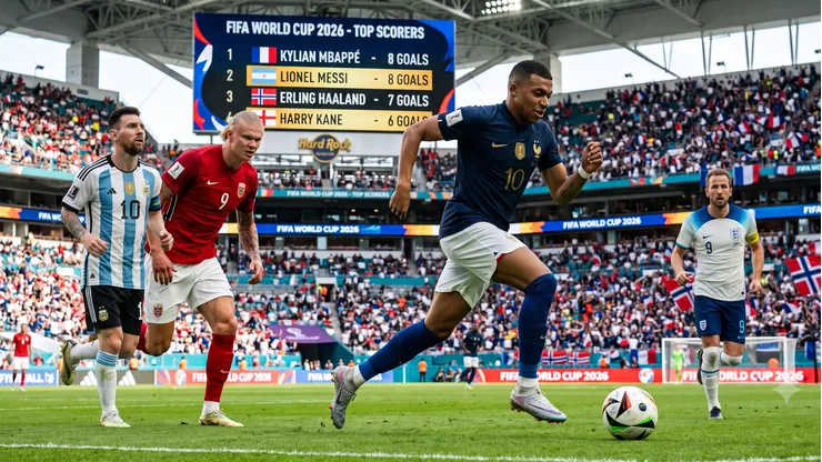 Mbappé vuelve a la cima de la tabla de goleadores del Mundial.