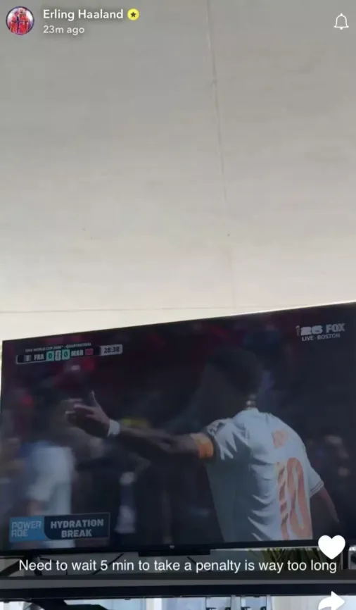 El reclamo de Haaland en apoyo a Mbappé, con quien pelea la Copa del Mundo y el Botín de Oro.