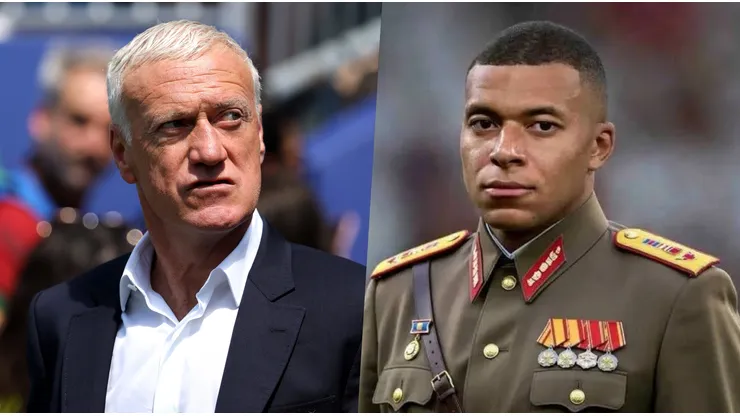 Deschamps salió defender a Mbappé.