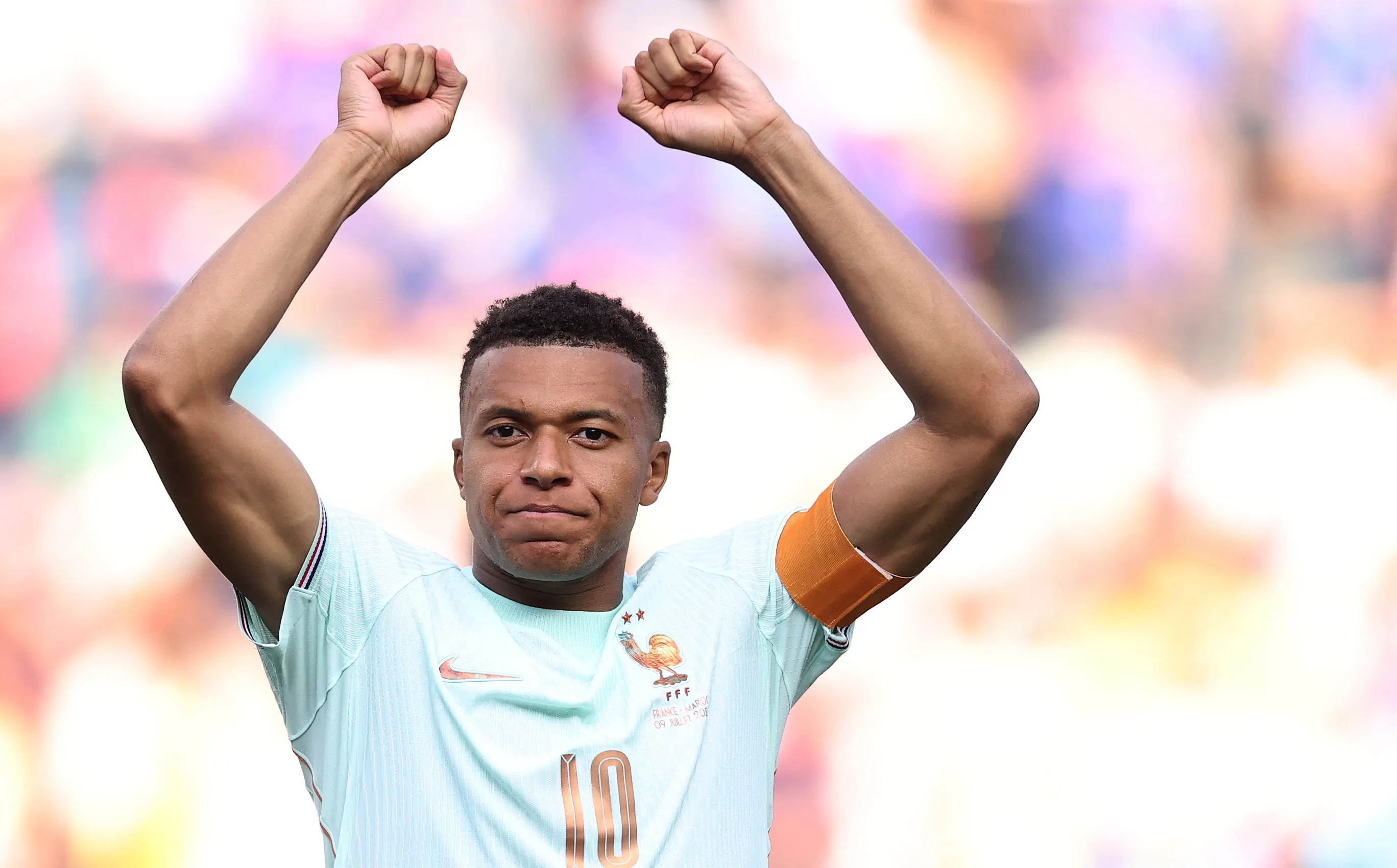 Kylian Mbappé llegó a ocho goles en este Mundial 2026 tras su tanto a Marruecos. | Foto: Getty Images.