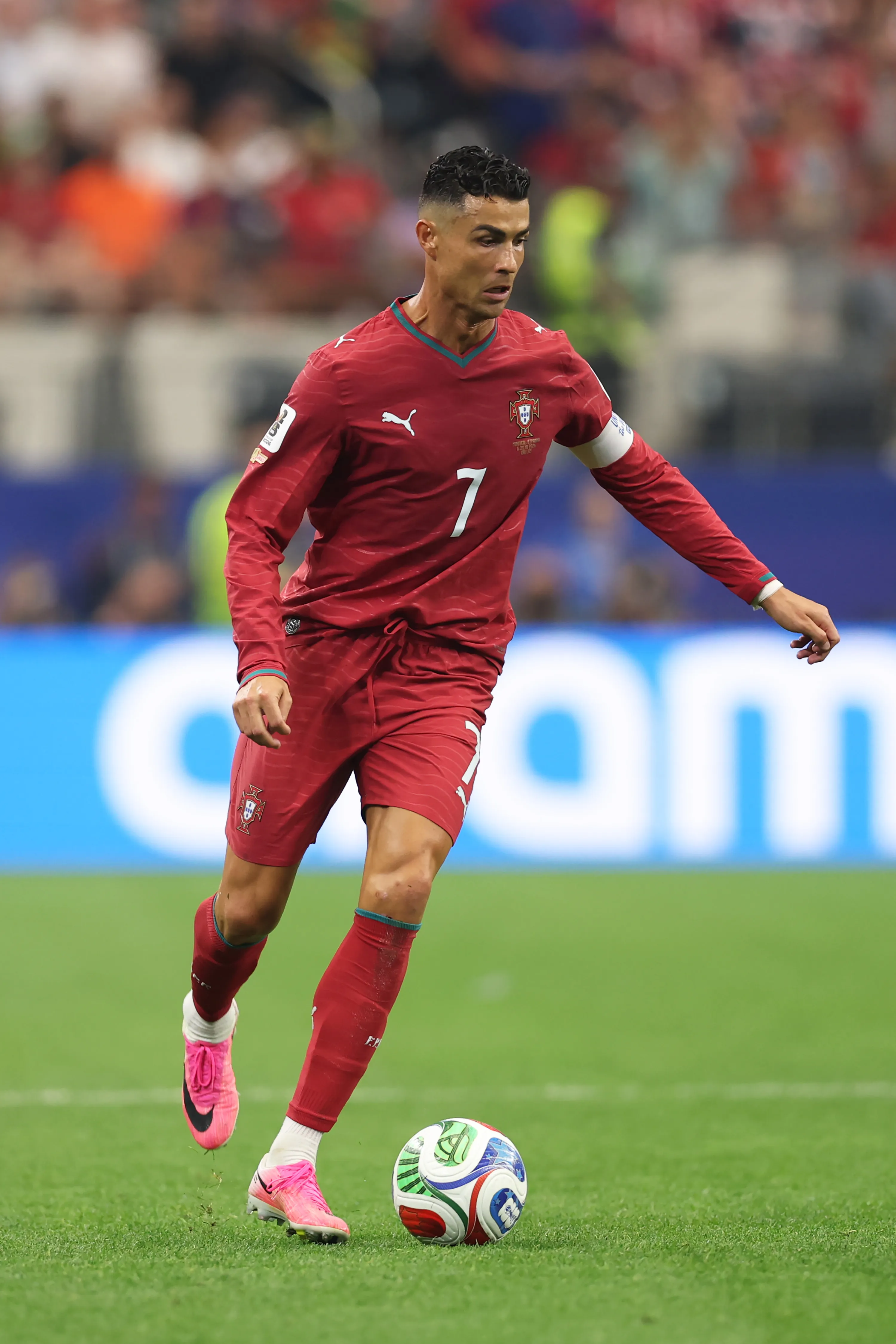 Cristiano Ronaldo se despidió del Mundial 2026, pero recalcó que ganar la Euro fue lo mismo(Photo by Molly Darlington/Getty Images)