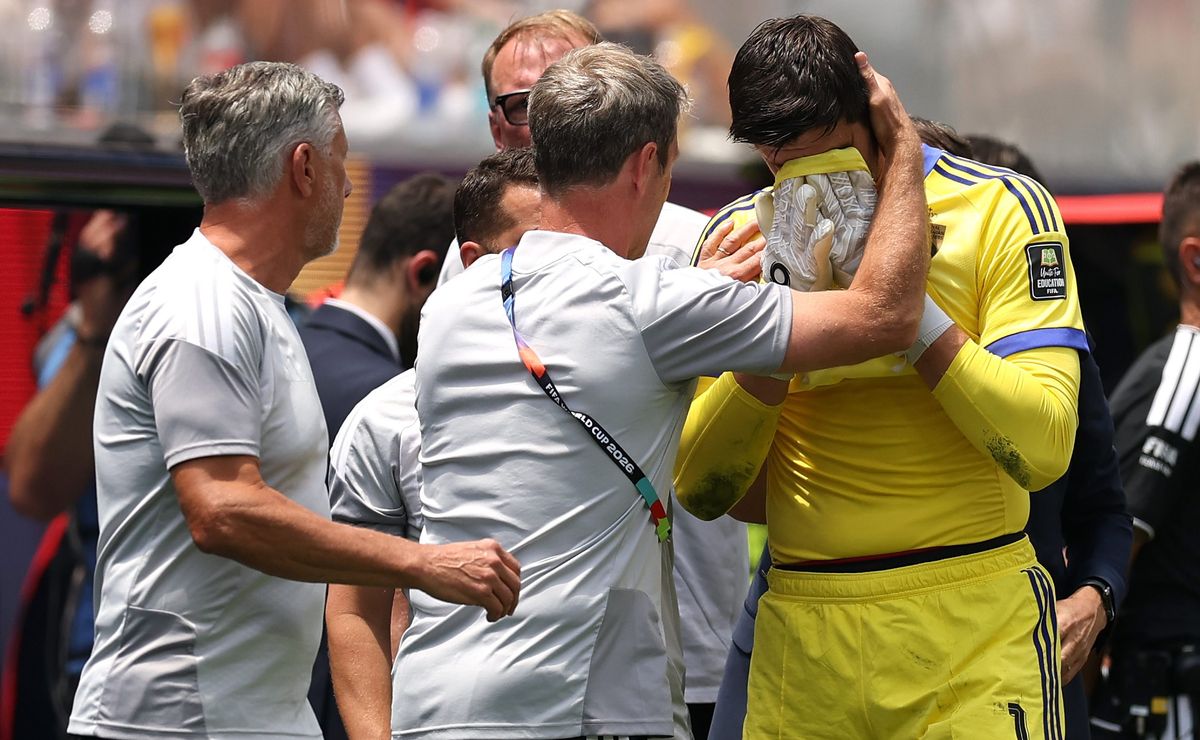 El conmovedor llanto de Thibaut Courtois en duelo de Bélgica y España por el Mundial 2026