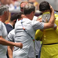 El triste llanto de Courtois al salir en el duelo de Bélgica vs España