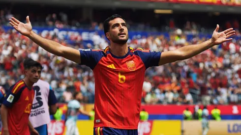 Mikel Merino vuelve a ser la gran estrella de España