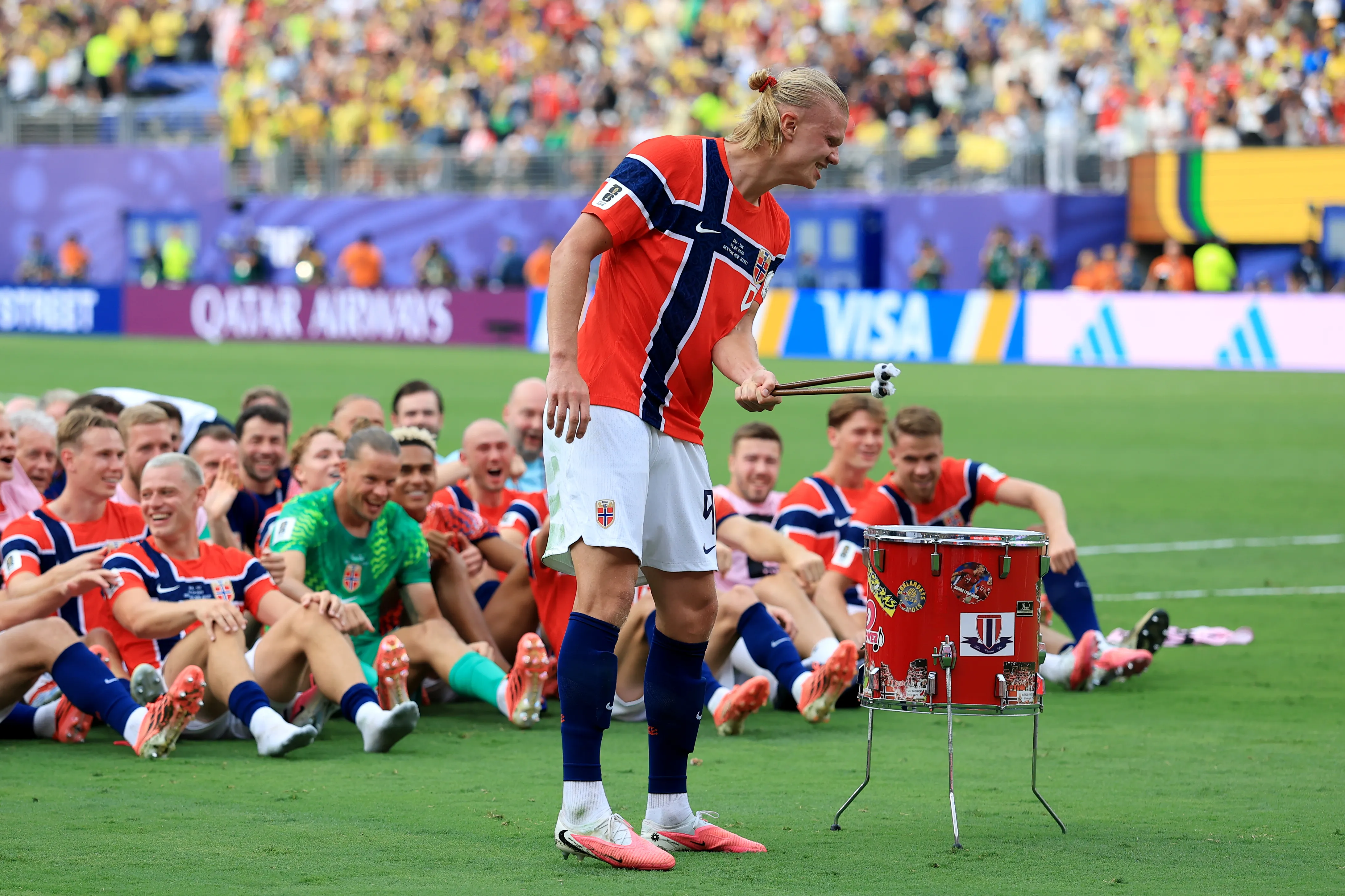 Los noruegos buscan hacer historia en el Mundial. (Photo by Elsa/Getty Images)