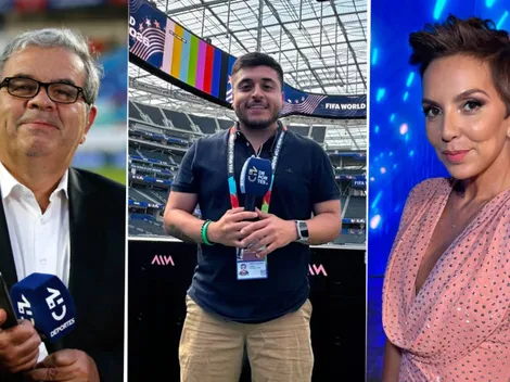 El gesto de Aldo Schiappacasse y Fran García con periodista de CHV