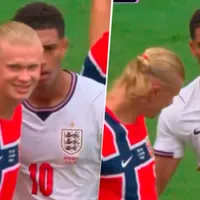 ¿El “dedo” de Jara en el Mundial? El gesto de Bellingham sobre Haland