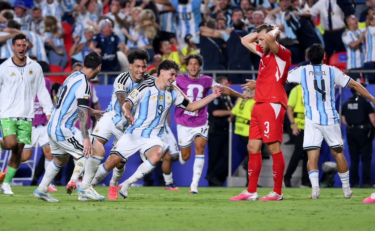 Argentina vs. Suiza: clasificación sufrida a semifinales del Mundial 2026