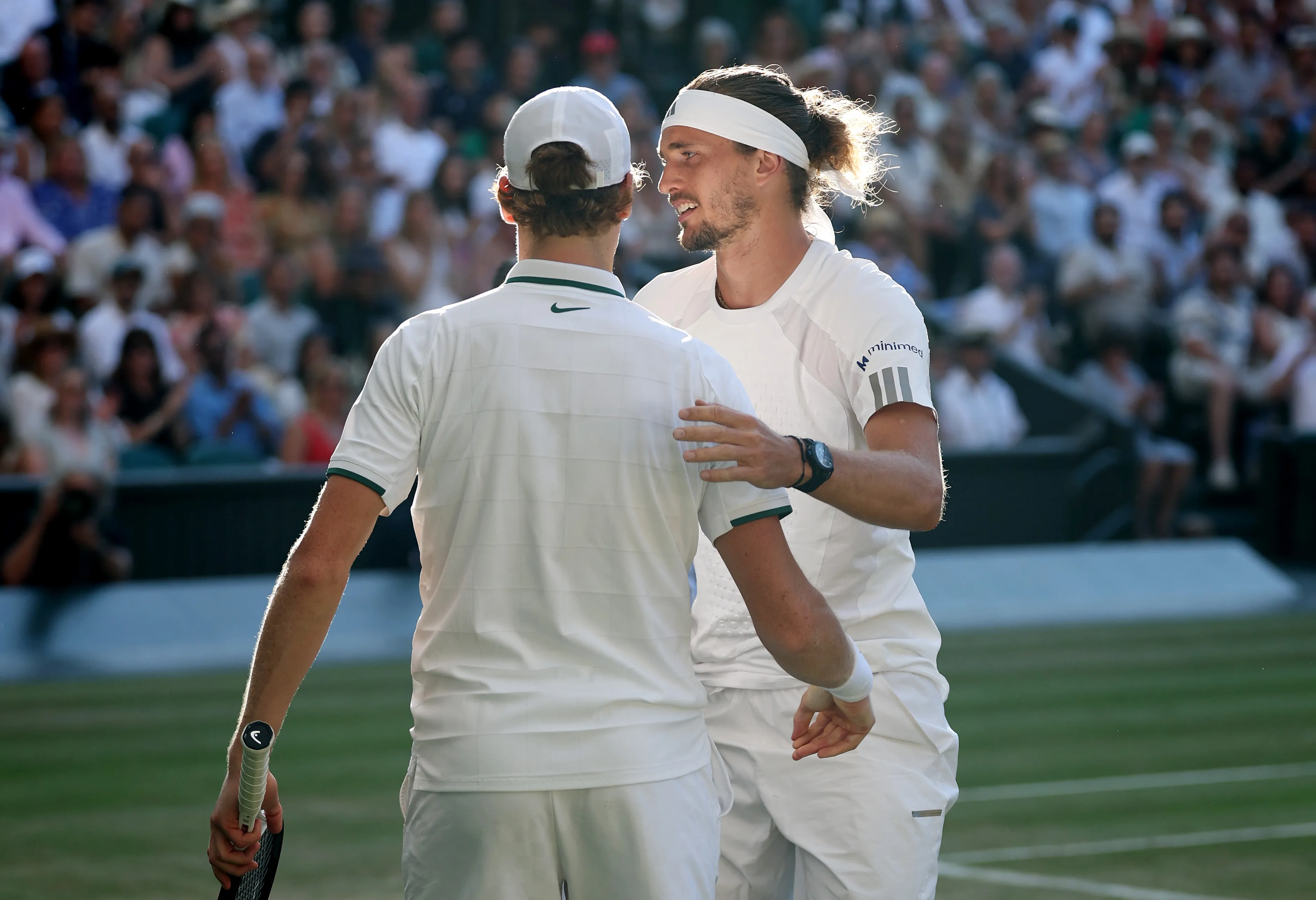 Jannik Sinner superó a Alexander Zverev en la final de Wimbledon. (Photo by Cameron Spencer/Getty Images)