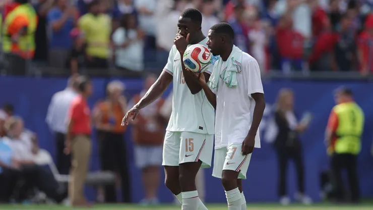 Konaté anticipó el partido de Francia vs España.