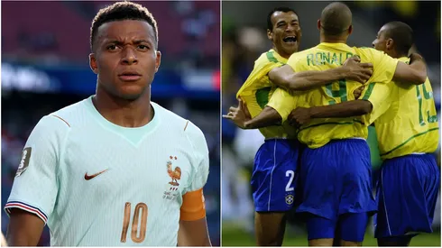 Kylian Mbappé va por marca mundialista de Cafú y Ronaldo Nazario.