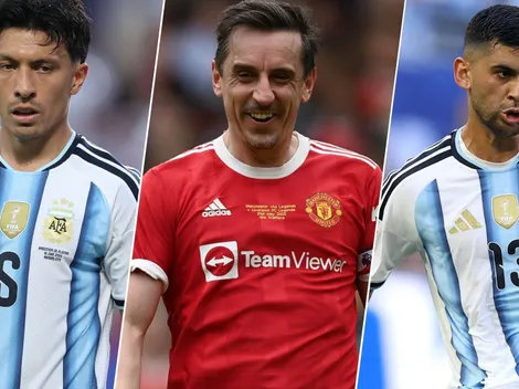 Gary Neville dispara con todo contra dos figuras de la Albiceleste