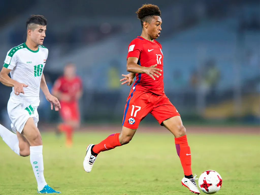 Campos en La Roja sub 17 del Mundial de India.