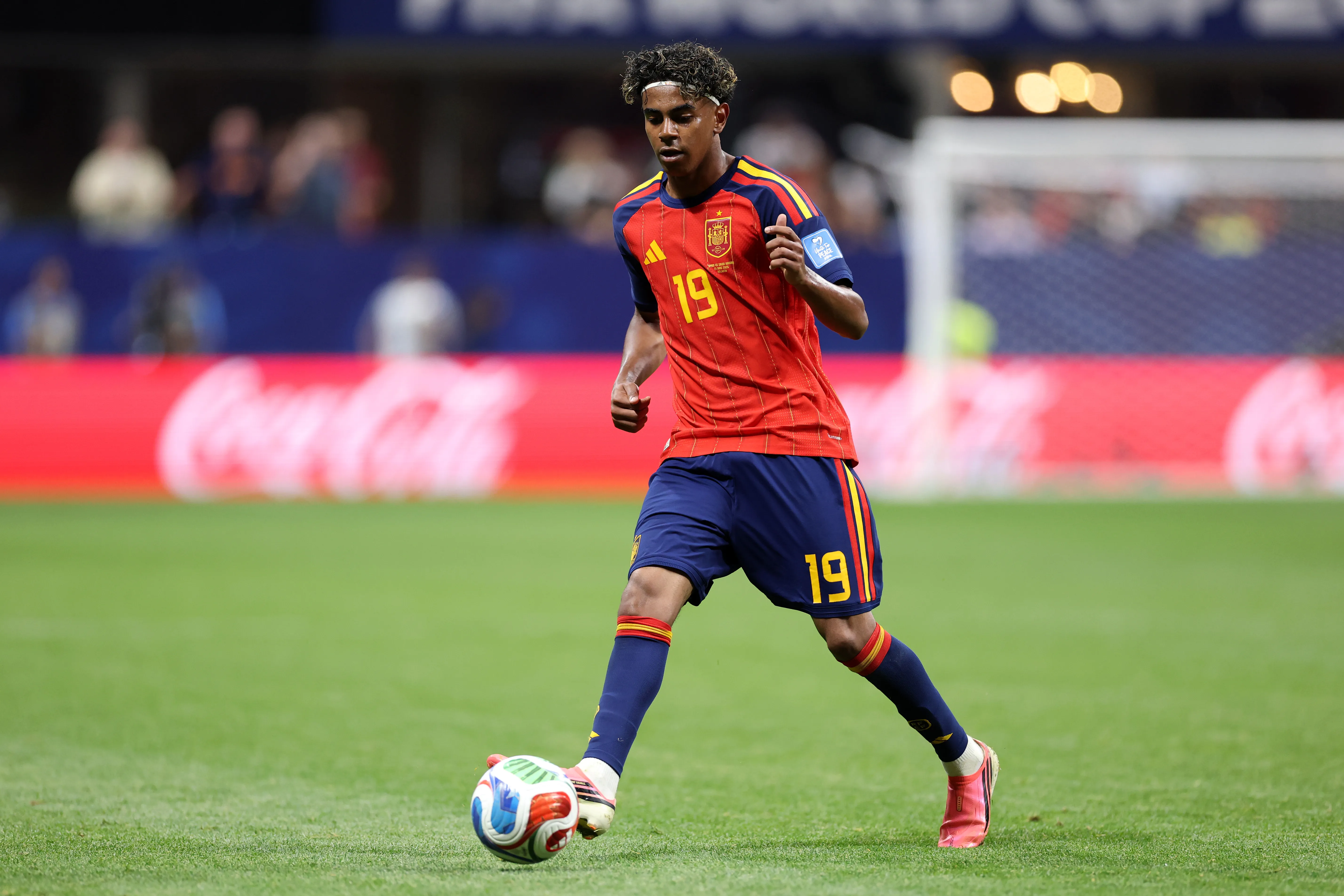 Lamine Yamal es la gran figura de España/Getty Images)