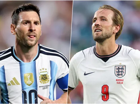 Kane elogia a Messi en la previa de la semifinal entre Inglaterra y Argentina