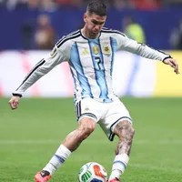 Rodrigo de Paul calienta el clásico de Argentina vs Inglaterra