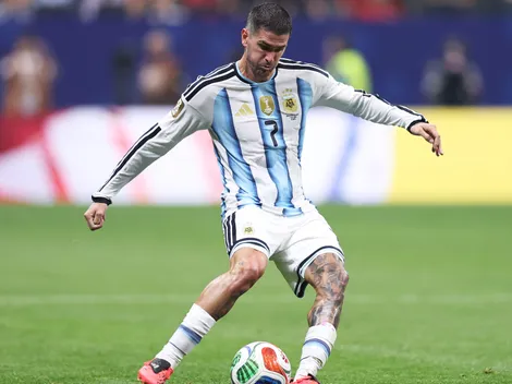 Rodrigo de Paul calienta el clásico de Argentina vs Inglaterra